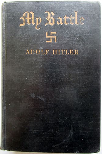 ORIGINAL 1933 FIRST AMERICAN EDITION OF ADOLF HITLERS 