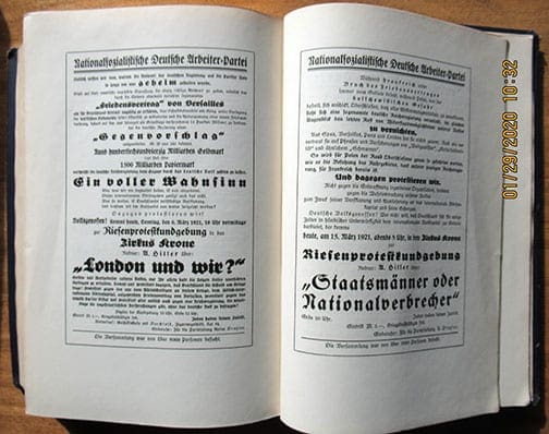 RARE 1939 SPECIAL EDITION OF ADOLF HITLERS 