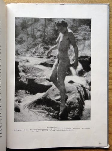 1940 Nudes - SELDOM SEEN ORIGINAL 1940 NAZI NUDE PHOTO BOOK | OD43