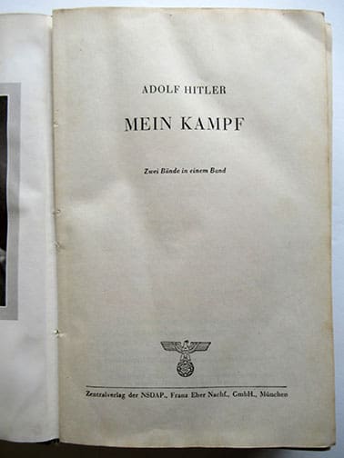 RARE 1943 WEDDING EDITION OF ADOLF HITLERS 