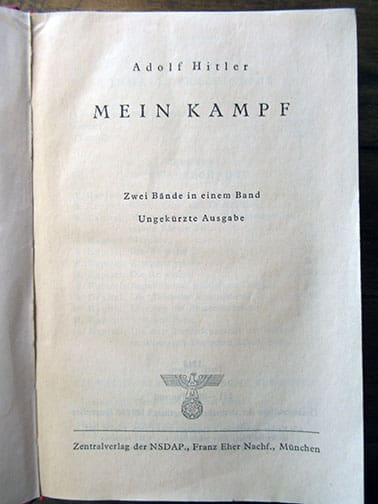 1943 SOLDIER'S EDITION OF HITLERS 