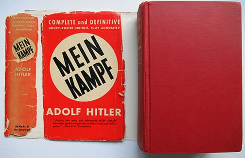 ORIGINAL 1940 AMERICAN EDITION OF ADOLF HITLERS 