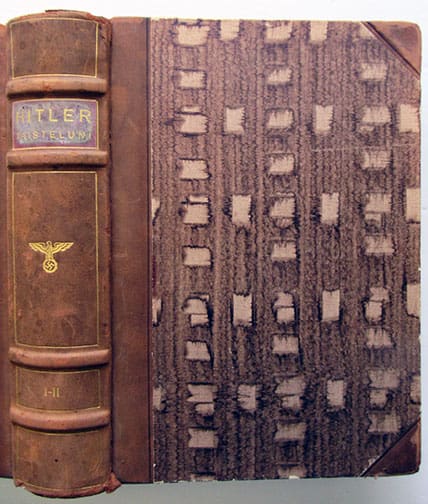 ORIGINAL 1941 FINNISH HALF LEATHER EDITION HITLER'S 'MEIN