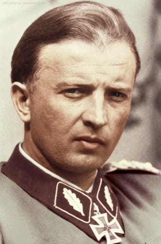 ORIGINAL HITLER'S BROTHER-IN-LAW HERMANN FEGELEIN SIGNED PHOTOGRAPH | OD43